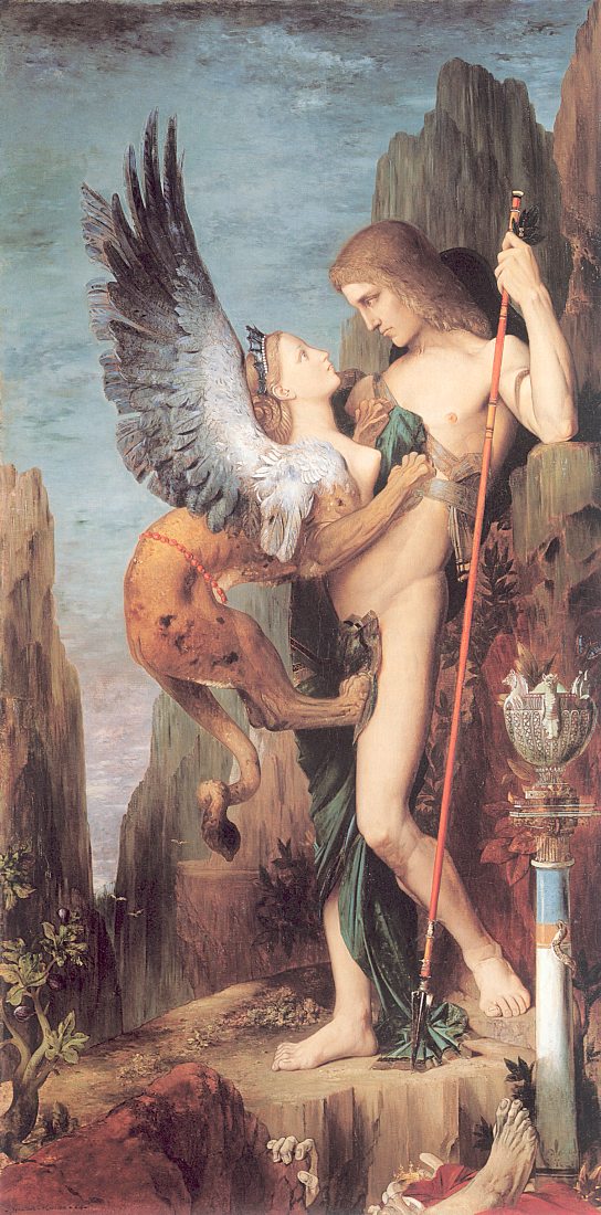 Gustave Moreau Oedipus and the Sphinx